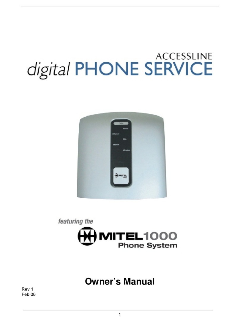 Mitel Superset 1000 User manual