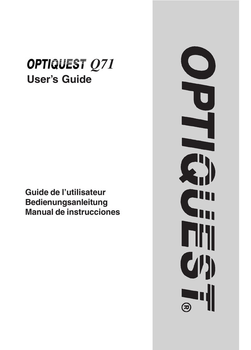 ViewSonic Q71 - Optiquest - 17" CRT Display User manual