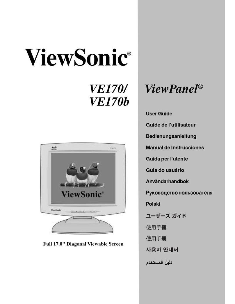 ViewSonic ViewPanel VE170 User manual