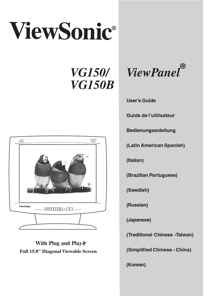 ViewSonic ViewPanel VG150 User manual