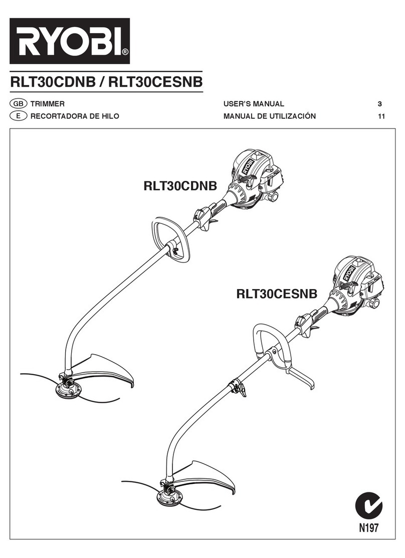 Ryobi RLT30CDNB User manual