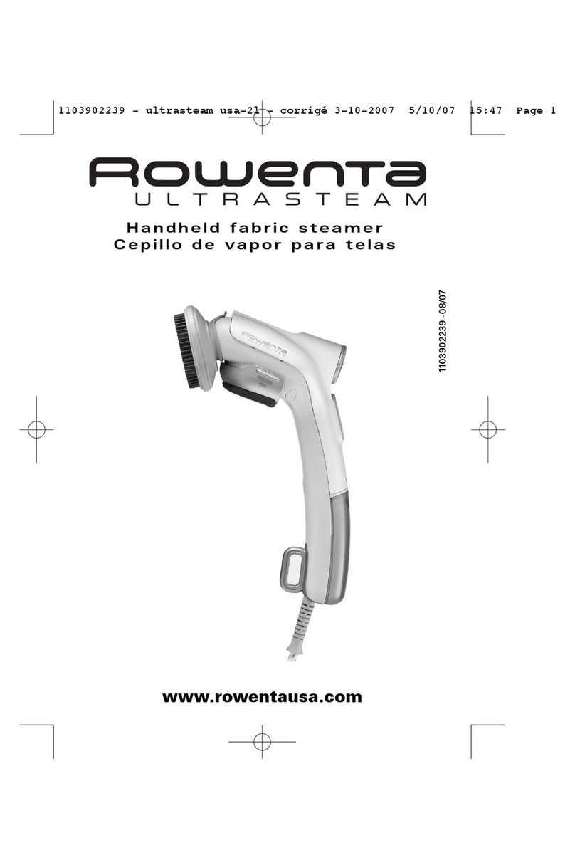 Rowenta ultrasteam User instructions