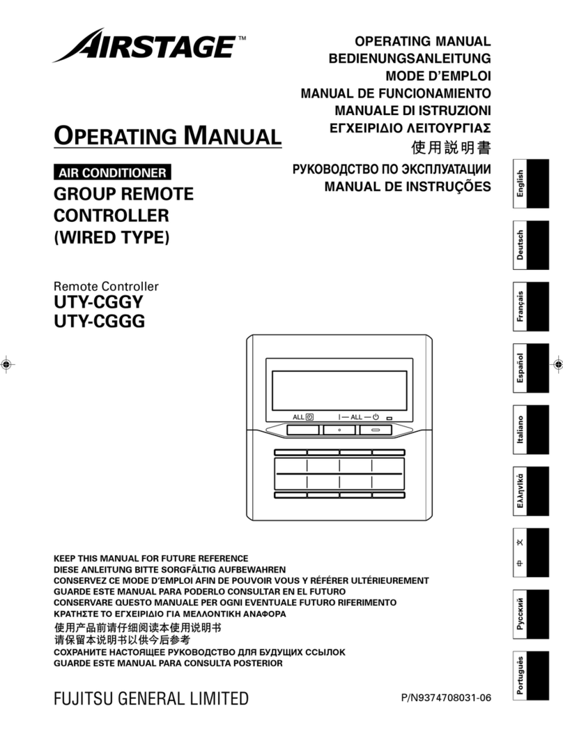 AirStage UTY-CGGY operating manual