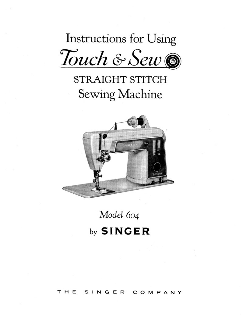 Singer Touch & Sew 604 User manual