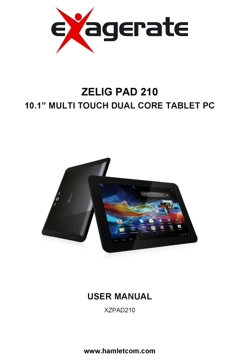 Exagerate XZPAD210 user manual