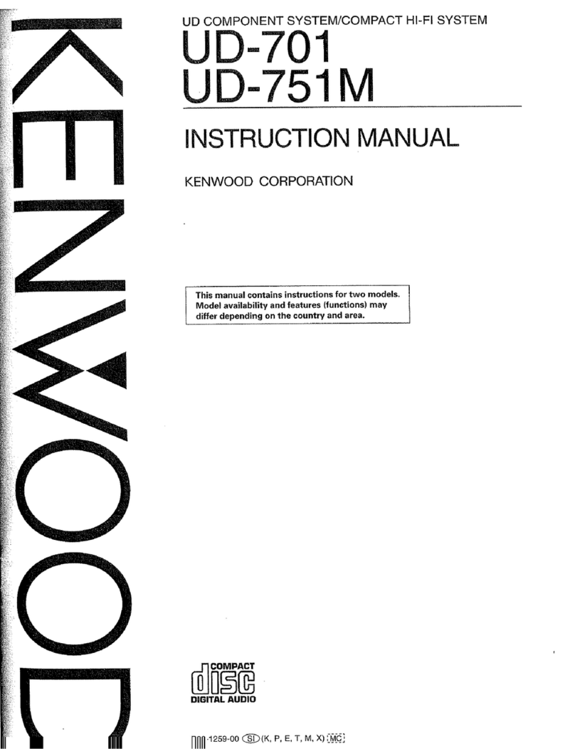 Kenwood UD-751M User manual