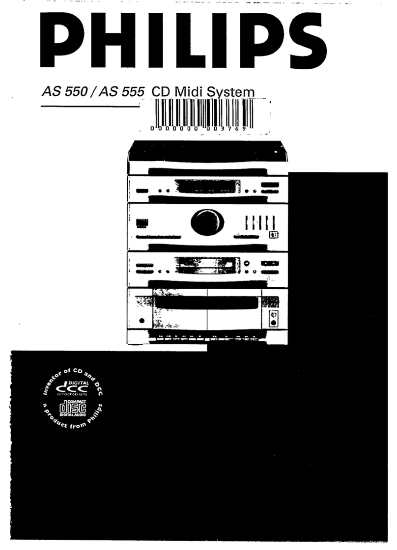 Philips AS 550 User manual Philips AS 550 User manual