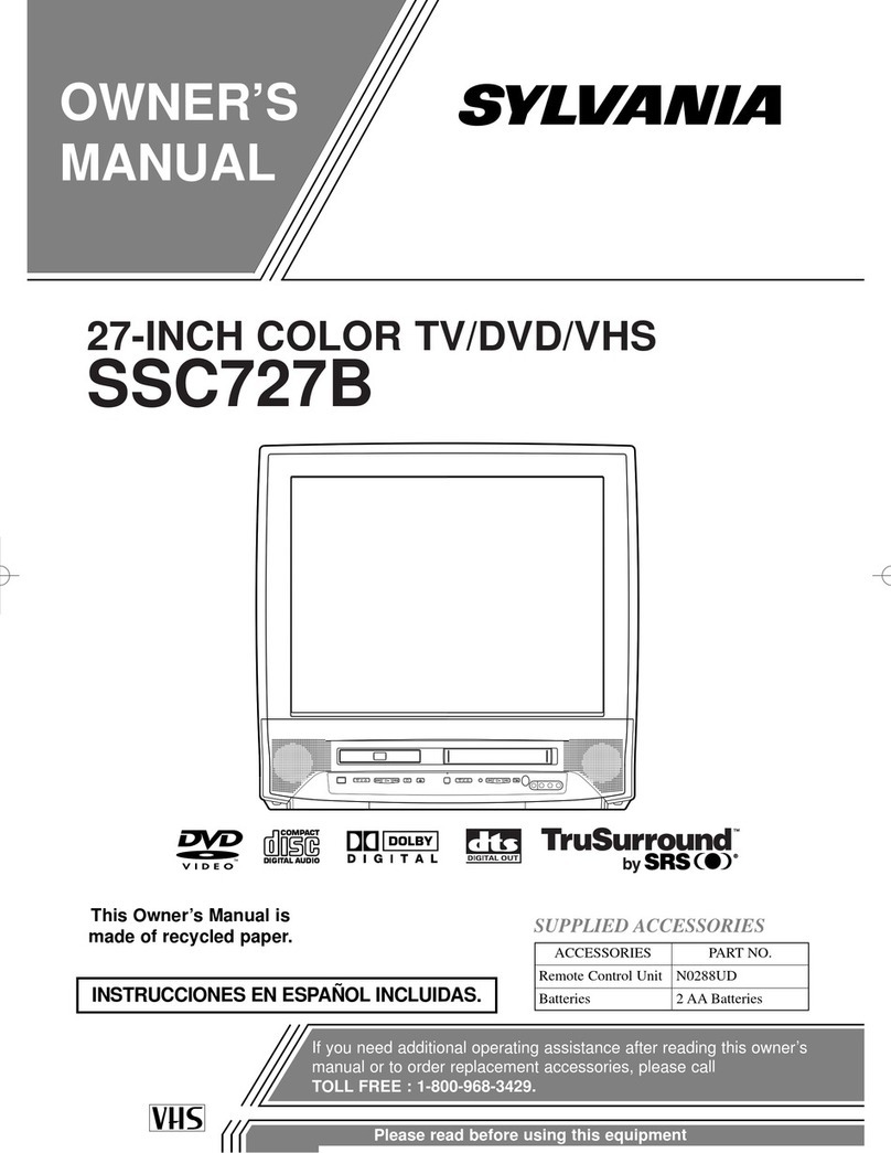 Sylvania SSC727B owner's manual