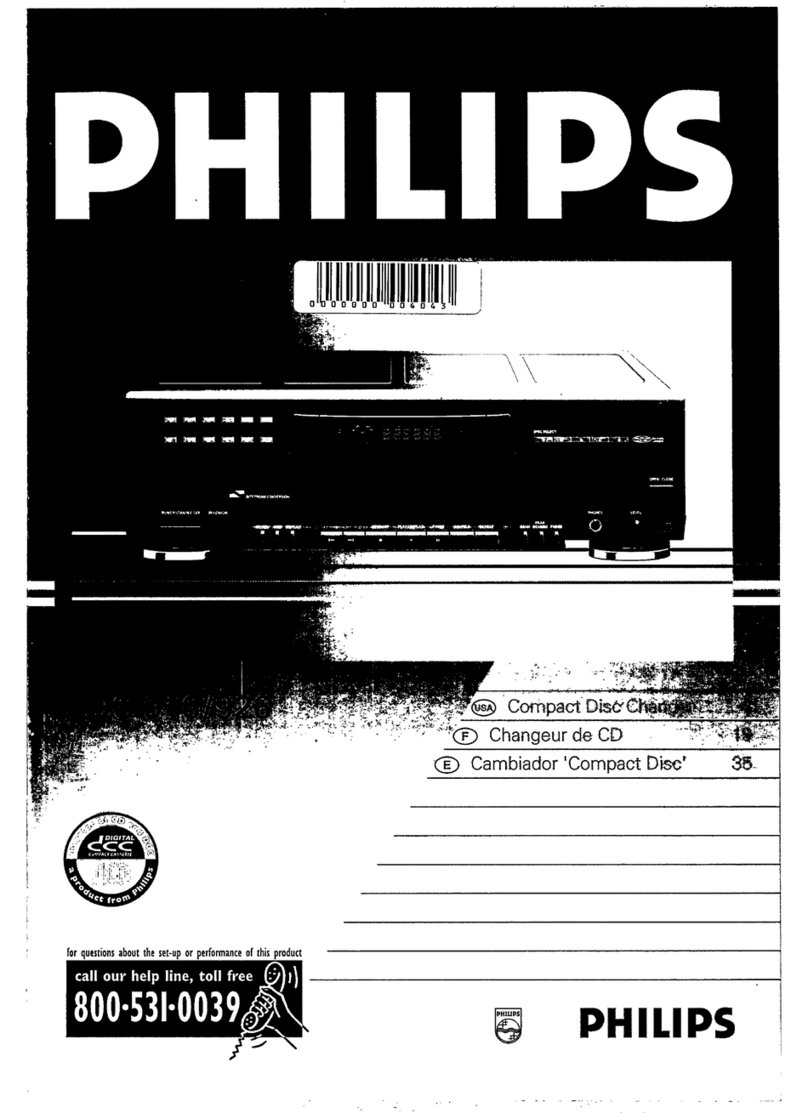 Philips CDC 916 manual