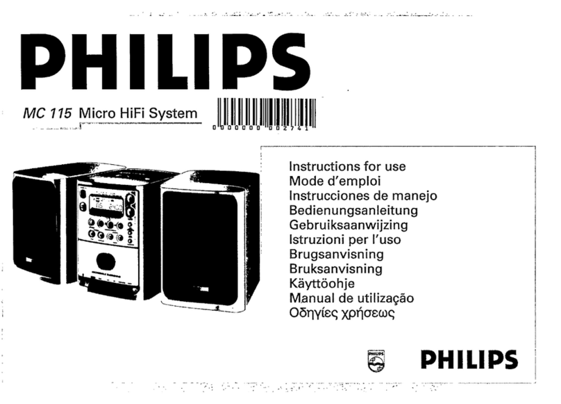 Philips CD 115 Instructions for use