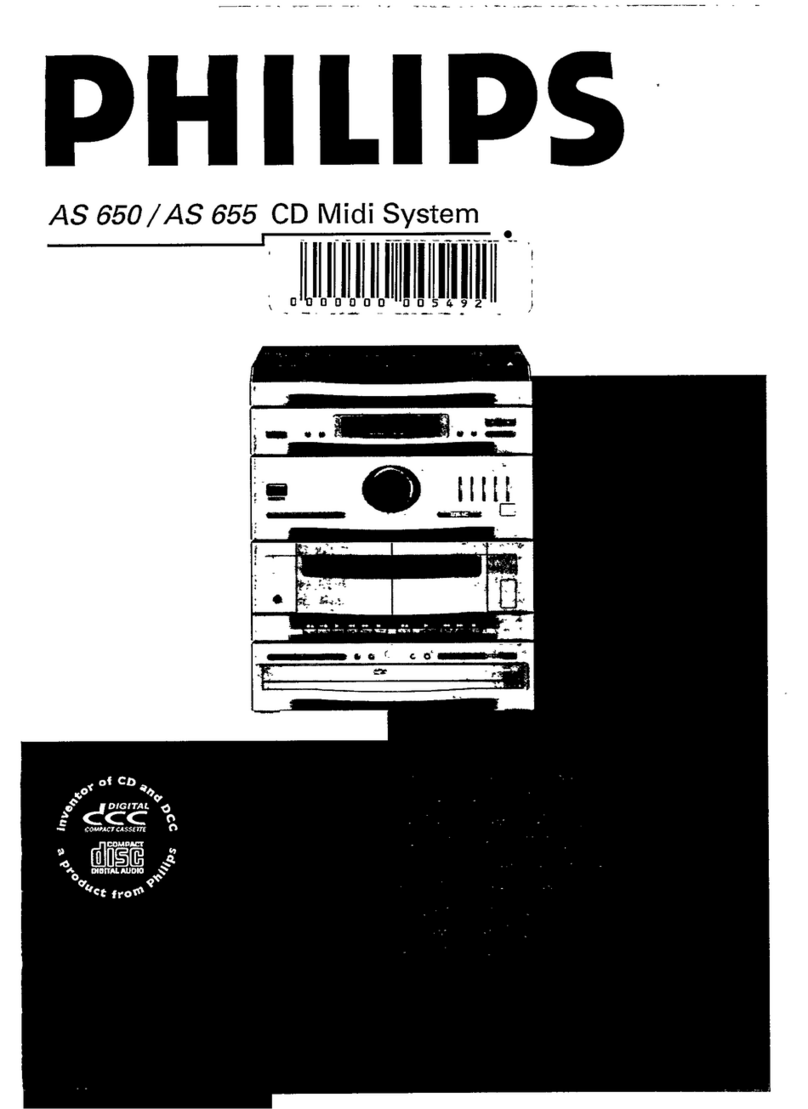 Philips AS 650 user manual
