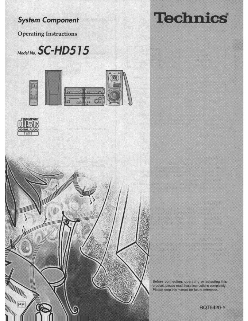 Panasonic SC-HD515 User manual