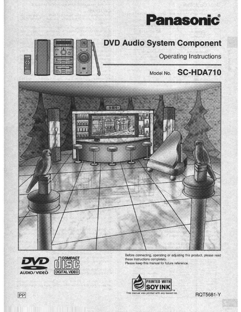 Panasonic SC-HDA710 User manual Panasonic SC-HDA710 User manual