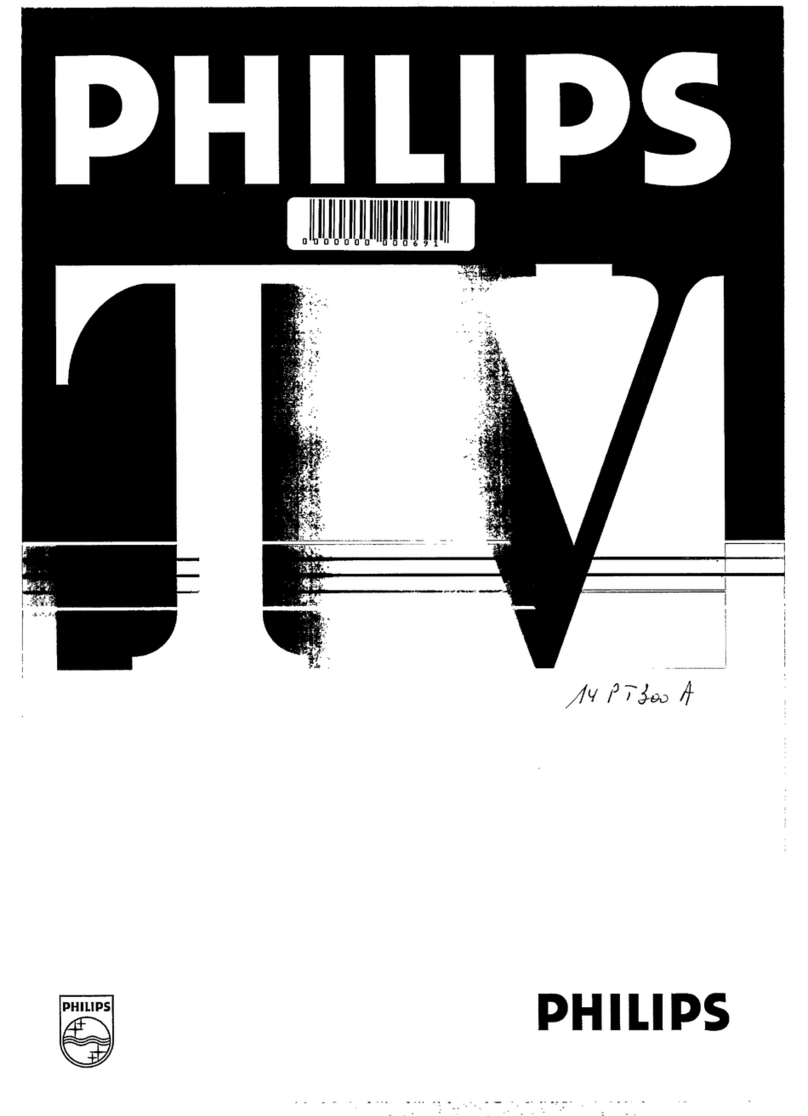 Philips 14PT300A User manual