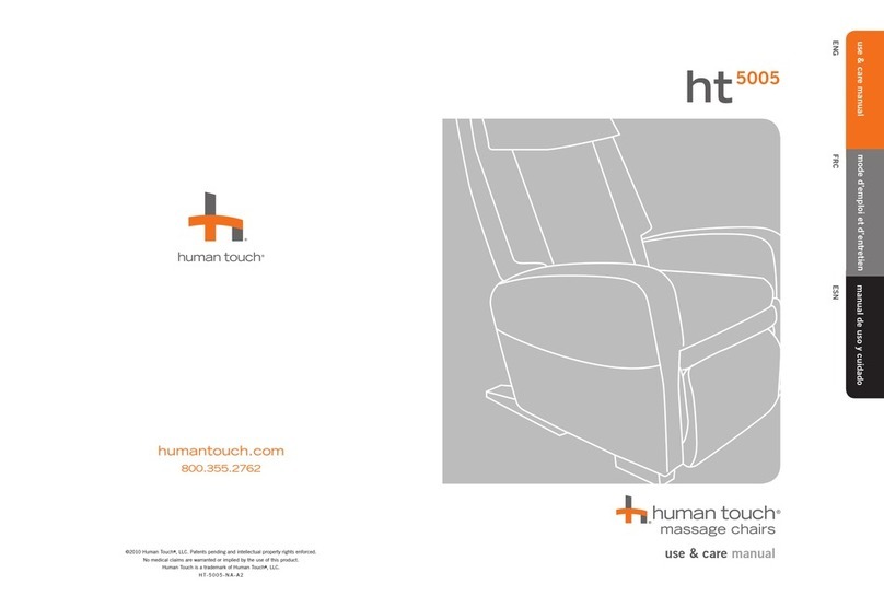 Human Touch ht5005 Use & care manual