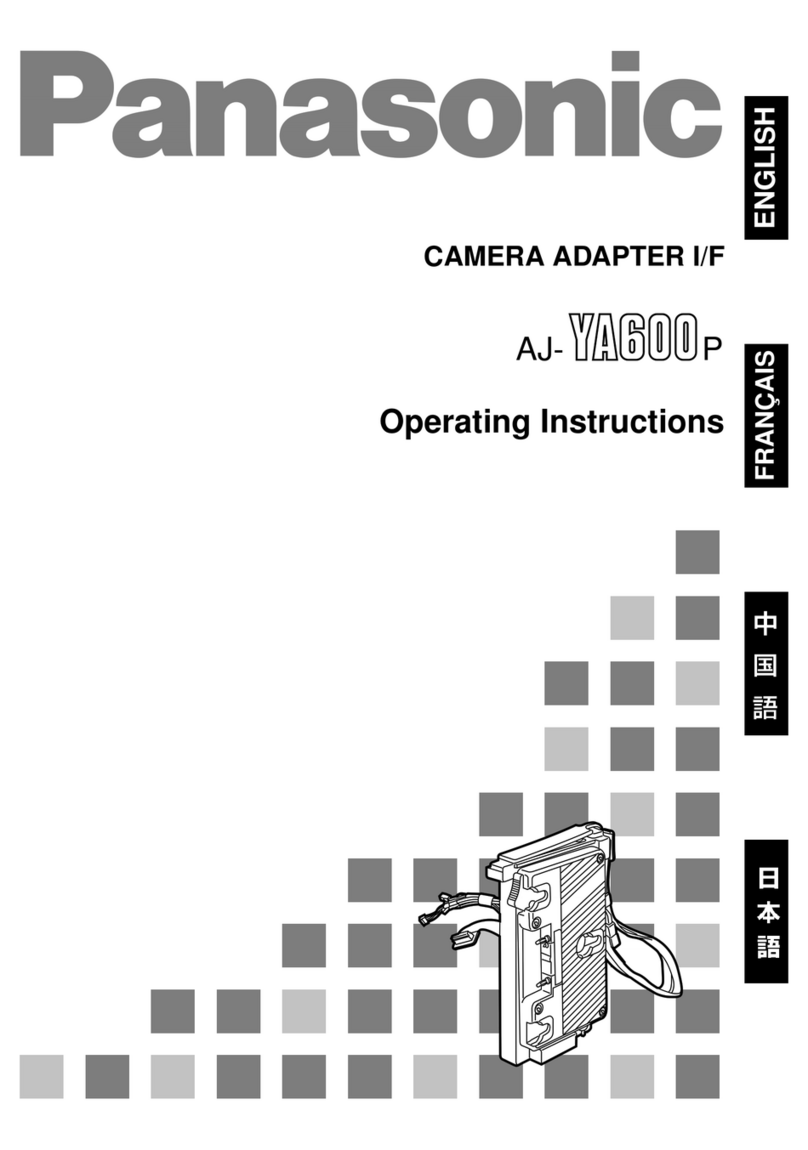 Panasonic AJ-YA600P User manual