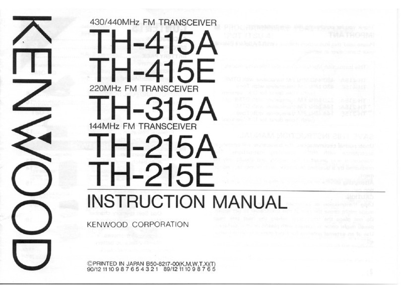 Kenwood TH-415A instruction manual