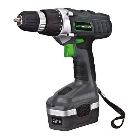 Genesis GCD18BK Operator's manual