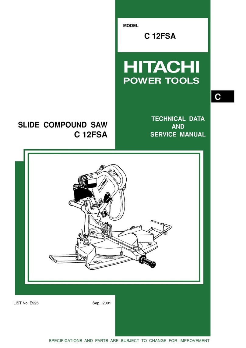 Hitachi C 12FSA Manual