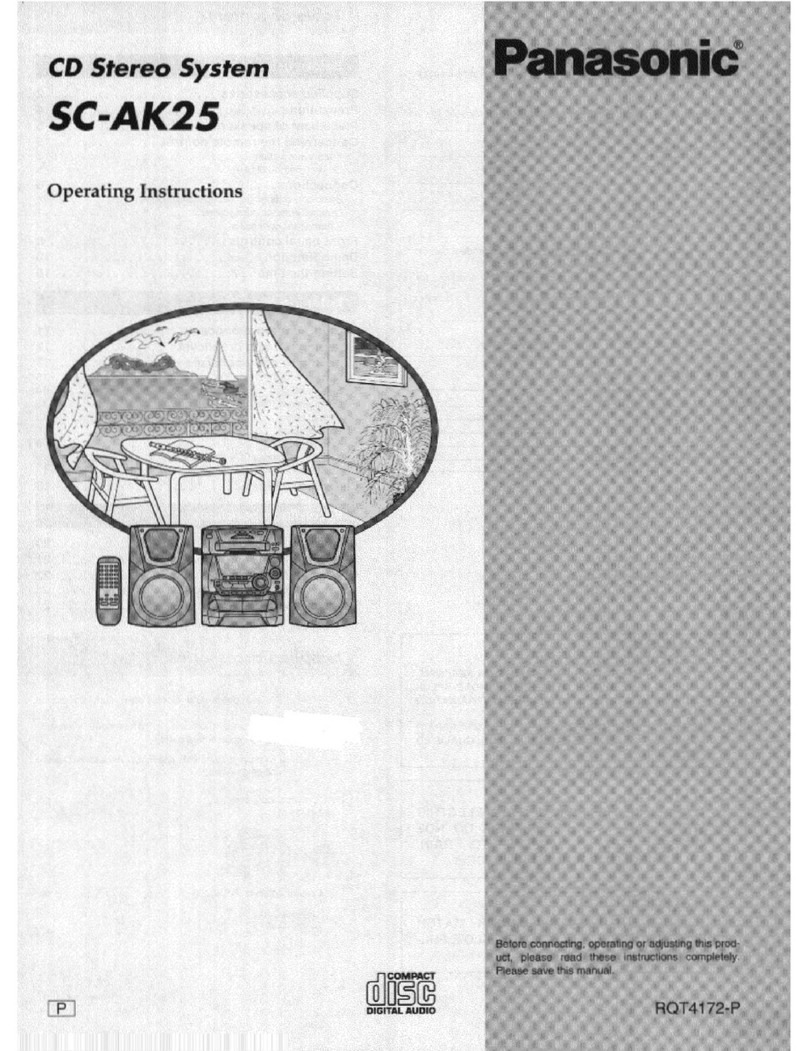Panasonic Service Manual SC-AK25 User manual