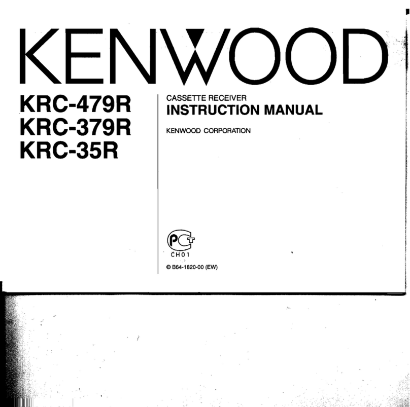 Kenwood KRC-479R User manual