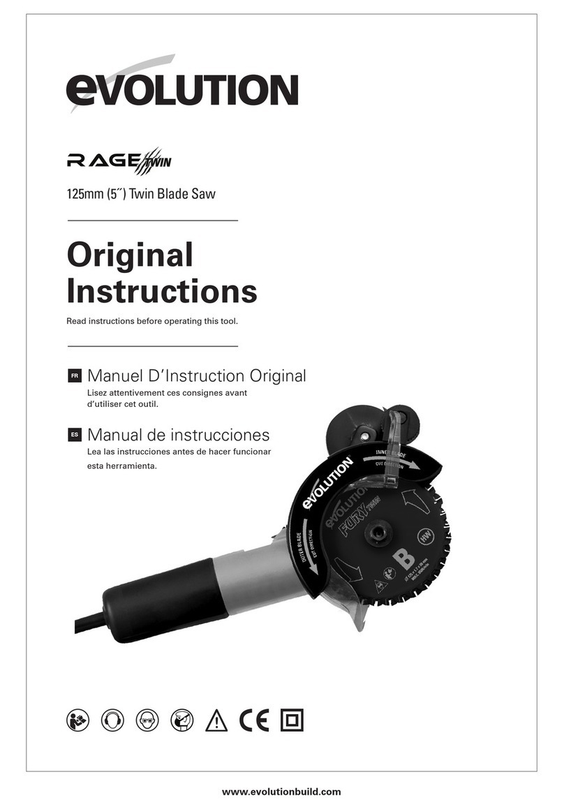 Evolution Rage Twin User manual