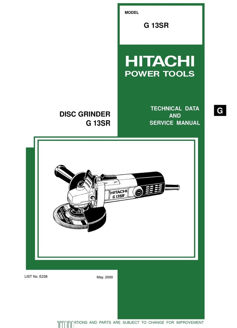 Hitachi G 13SR Manual