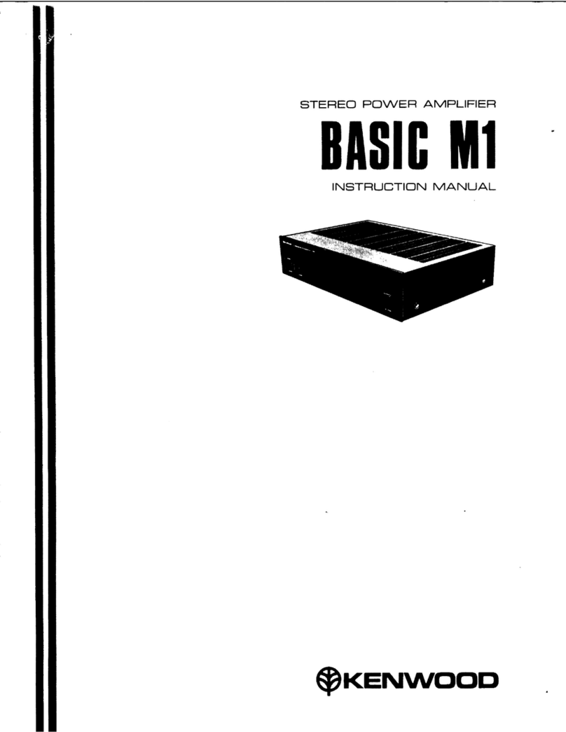 Kenwood Basic M1 instruction manual
