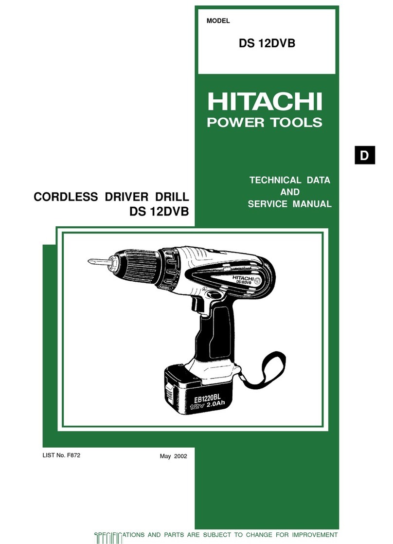 Hitachi DS 12DVB Technical data and service manual