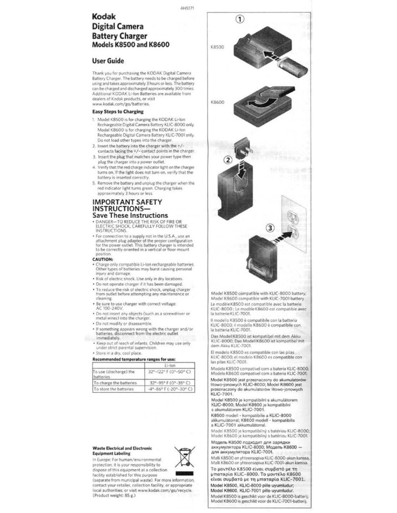 Kodak K8S00 User manual