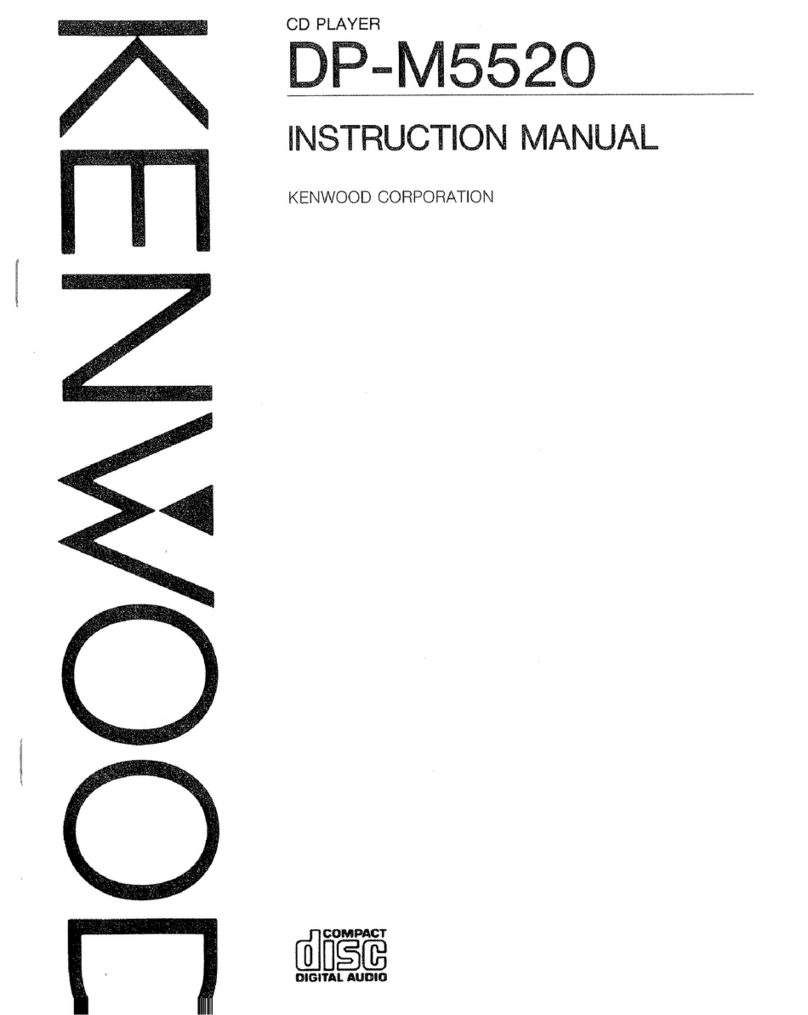 Kenwood DP-M5520 User manual