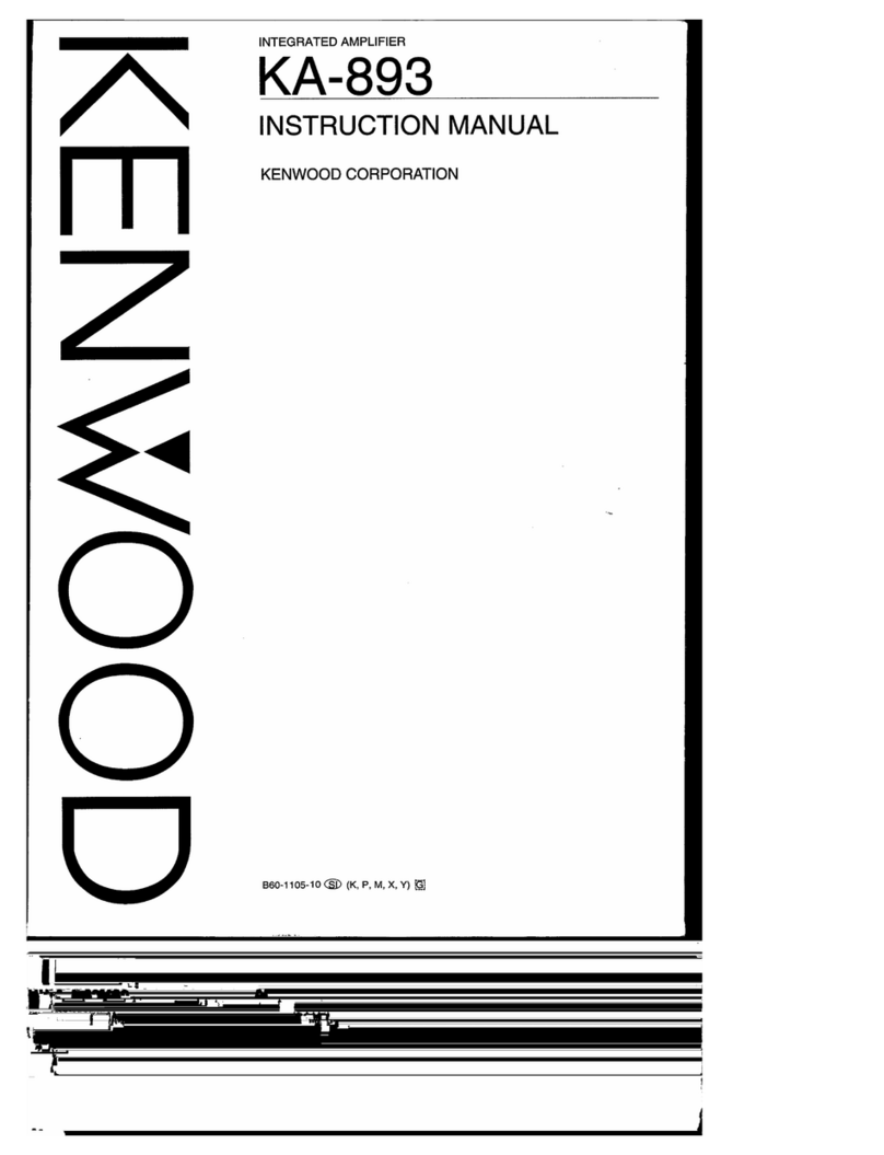 Kenwood KA-893 User manual