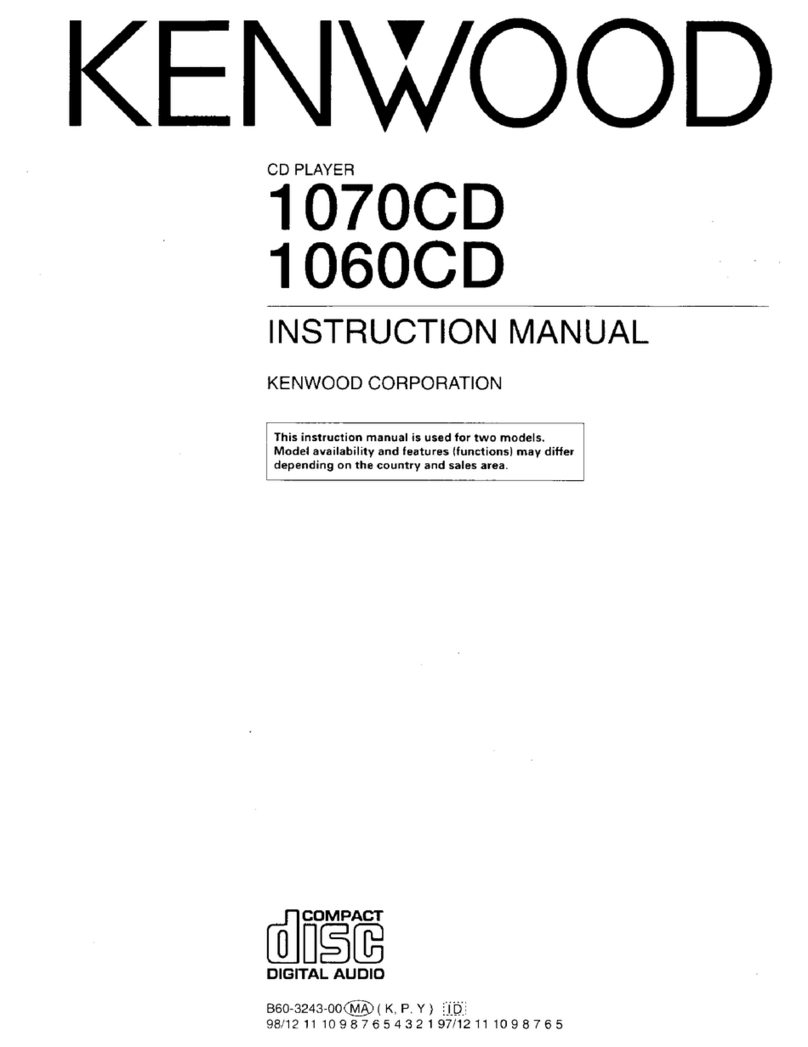 Kenwood 1070CD User manual Kenwood 1070CD User manual