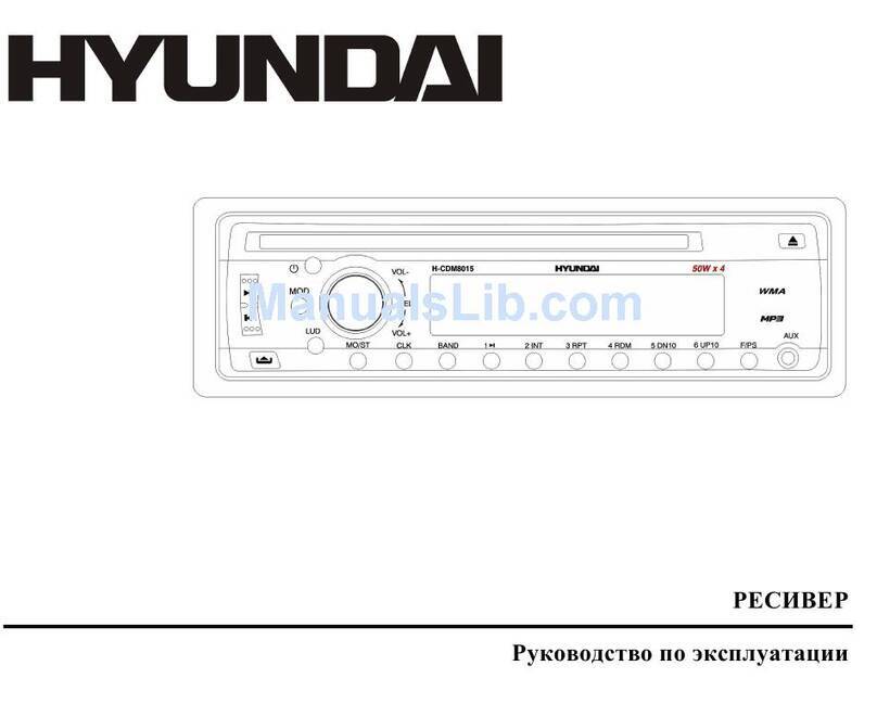 Hyundai H-CDM8015 instruction manual