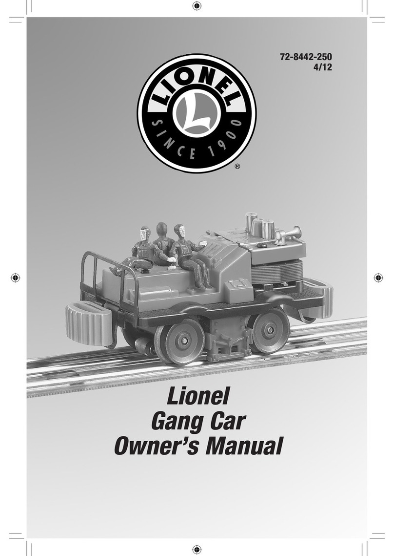 Lionel Gang Car owner's manual Lionel Gang Car owner's manual