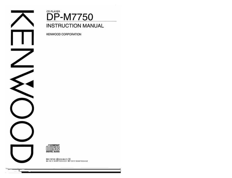 Kenwood DP-M7750 instruction manual