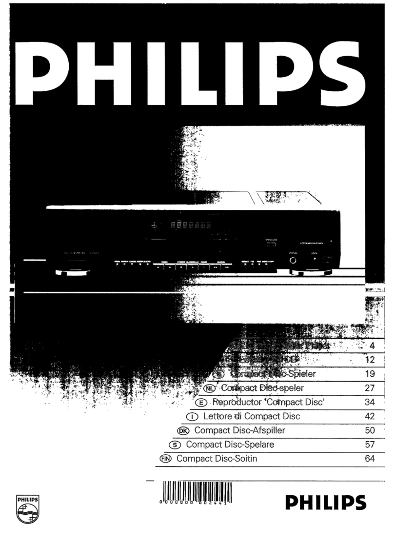 Philips DVD 951 manual