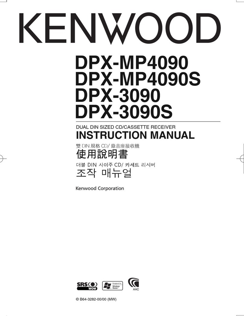 Kenwood DPX-MP4090 User manual