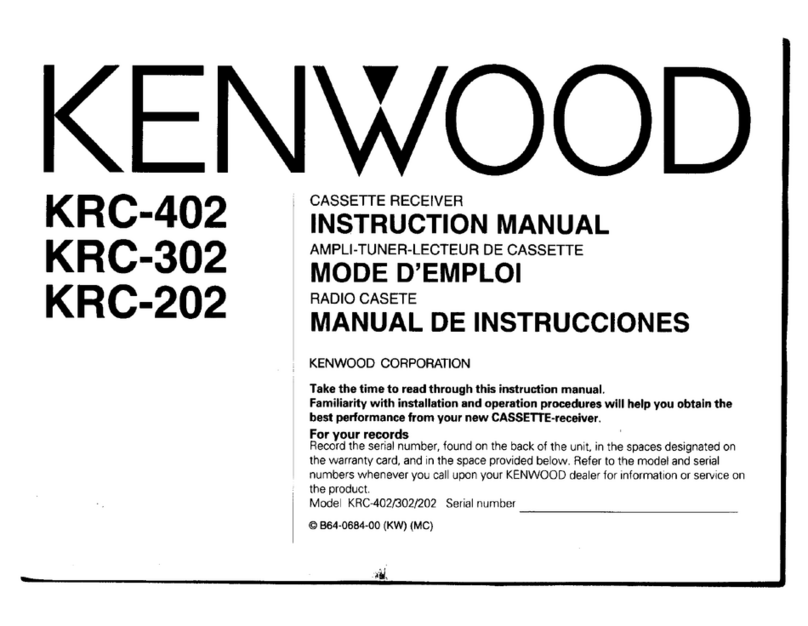 Kenwood KRC-402 instruction manual