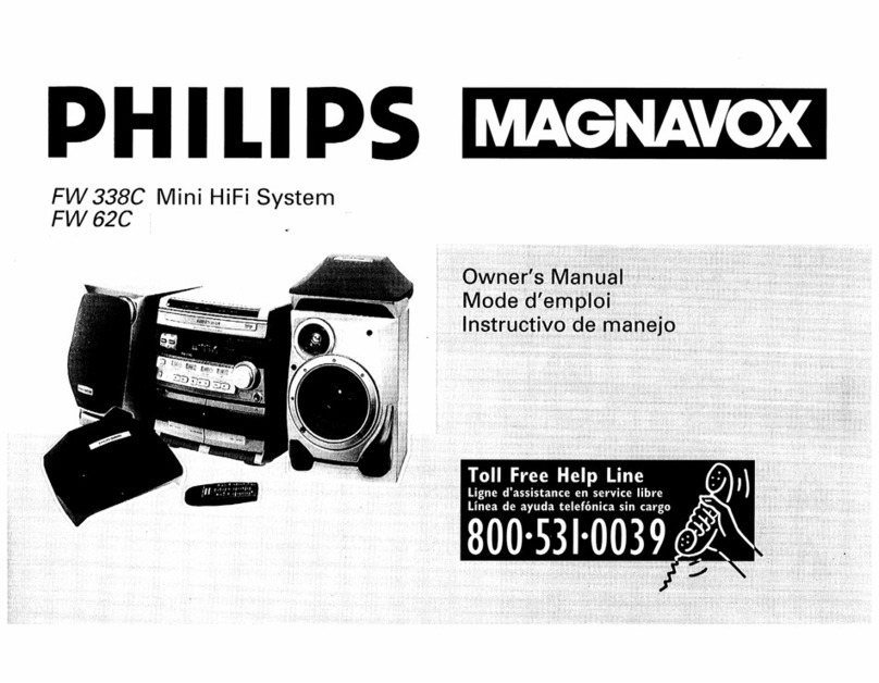 Philips/Magnavox Magnavox FW 62C User manual