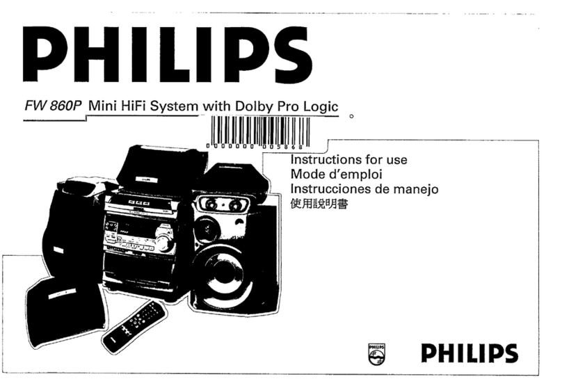 Philips FW 860P Instructions for use