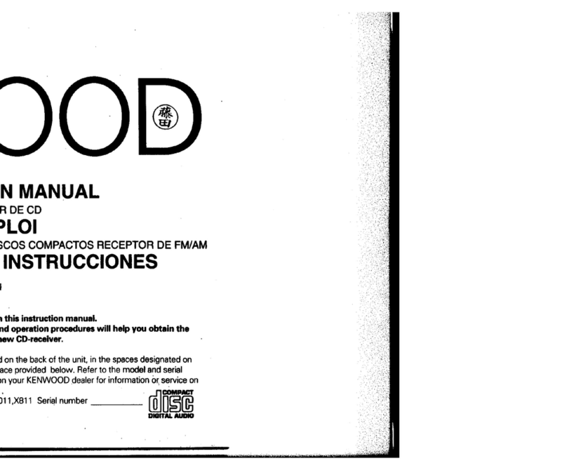 Kenwood KDC-9011 instruction manual
