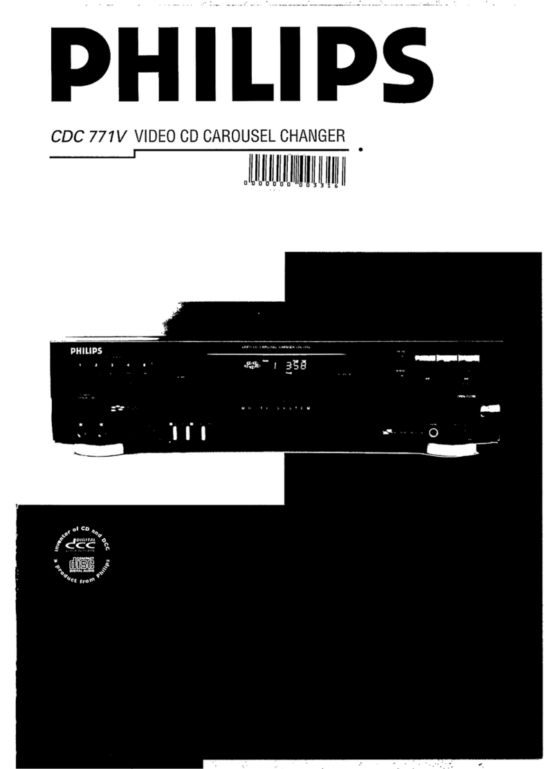 Philips CDC 771V User manual