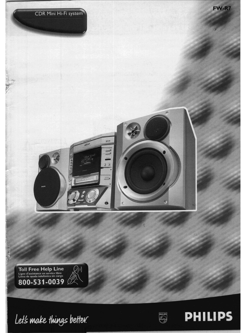 Philips FW-R7 manual