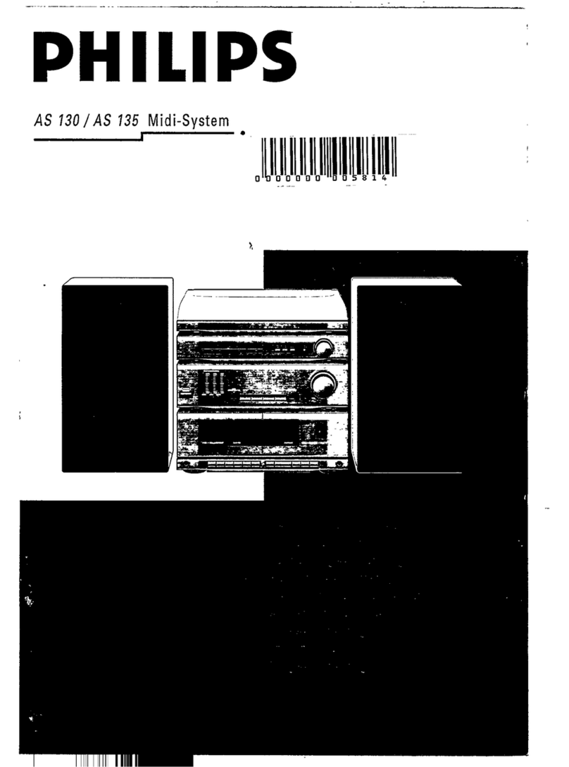 Philips AS 130 User manual