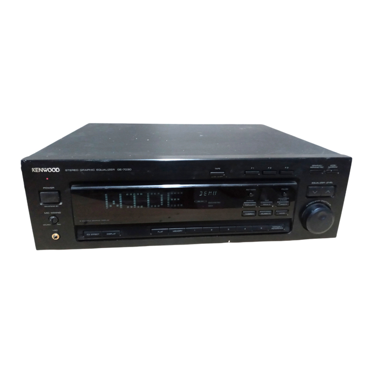 Kenwood GE-7030 User manual