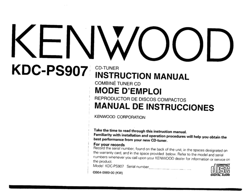 Kenwood KDC-PS907 User manual