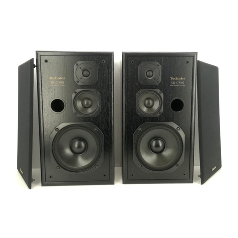Technics SB-CSS90 User manual Technics SB-CSS90 User manual