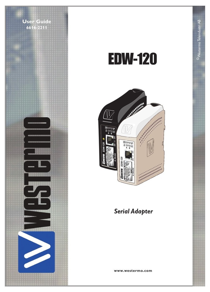 Westermo EDW-120 User manual