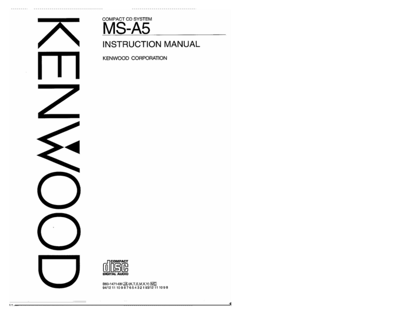 Kenwood MS-A5 instruction manual